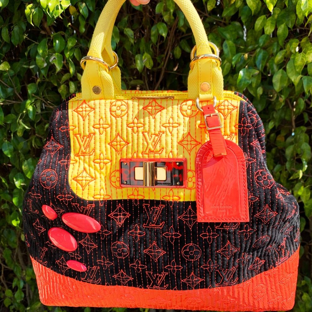 ❌SOLD❌LOUIS VUITTON Neon Noir Motard Firebird Bag - Picture 16 of 16